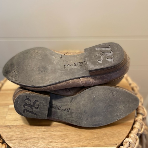 Paul Green Munchen Leather Booties Size 6 in US size - Picture 5 of 6